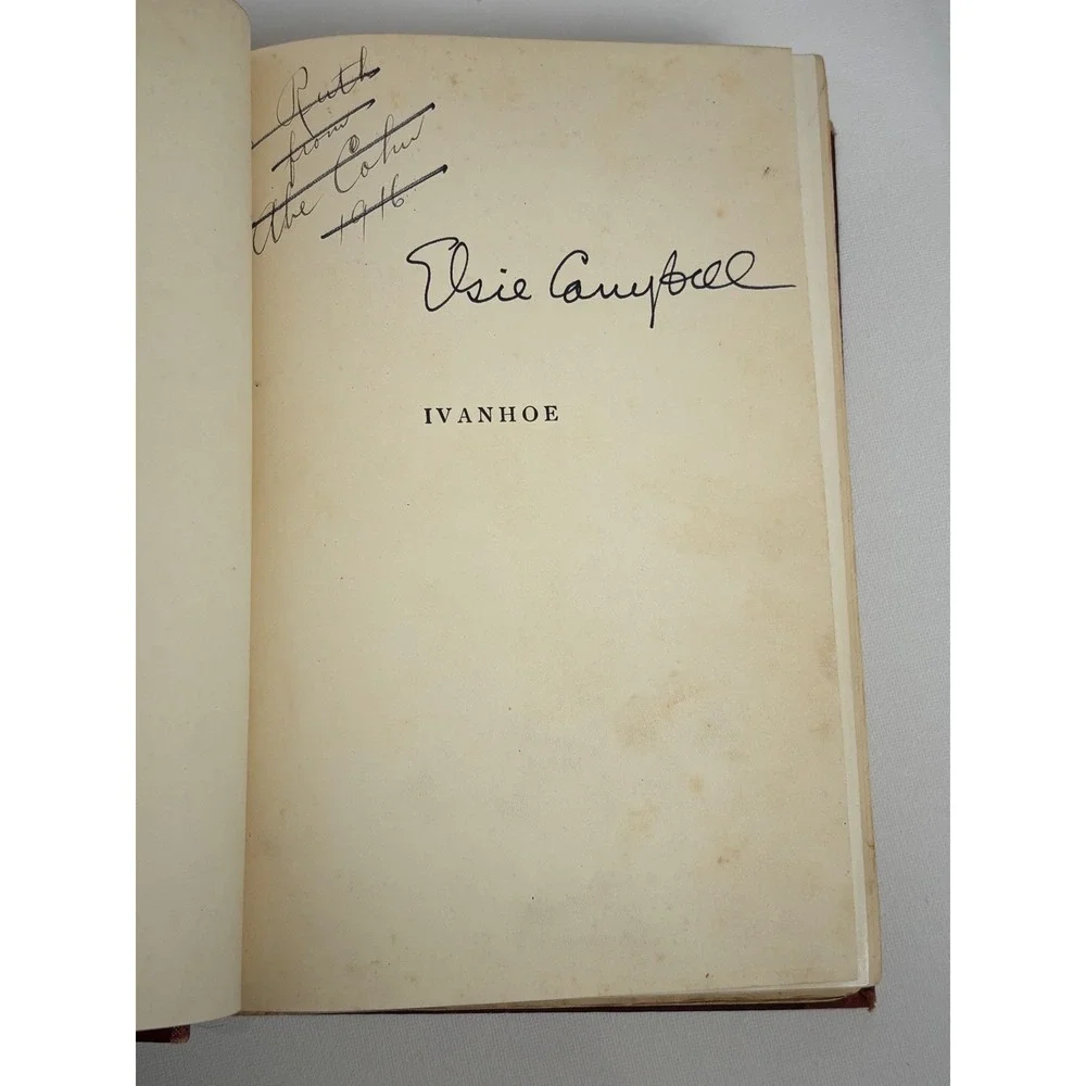 Antique Ivanhoe Sir Scott Maurice‎ Greiffenhagen Illustrated Lippincott 1916